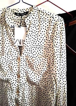 S-m р роскошная блузка zara