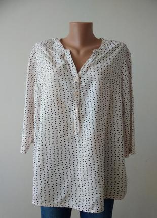 Рубашка женская в горошек