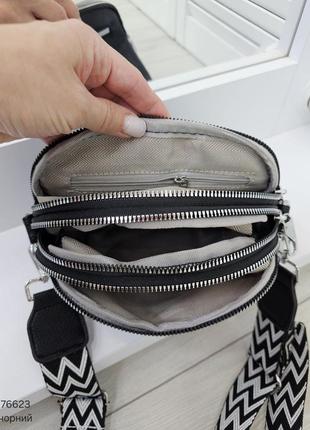 Женская стильная и качественная сумка из эко кожи бежевая10 фото