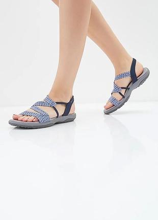 Фірмові сандалії босоніжки жіночі спорт бренд — skechers 39р.