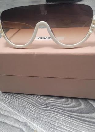 Fendi sunglasses окуляри очки фенди от солнца солнцезащитные жемчужины pearls1 фото