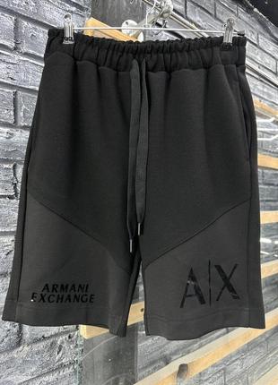 Шорты мужские черные armani exchange