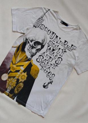 Футболка скелет повешенного