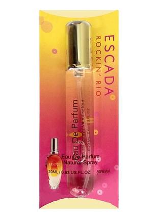 Духи женские escada rockin rio 20 мл