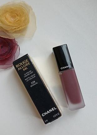 Рідка матова помада chanel rouge allure ink # 228