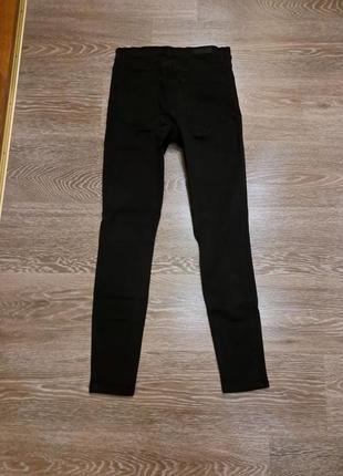Чорні джинси скіні на високій посадкі skinny jeans ltb2 фото