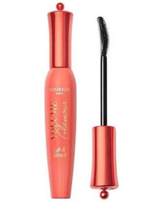 Тушь для ресниц bourjois volume glamour lift & stretch mascara black, 12 мл1 фото