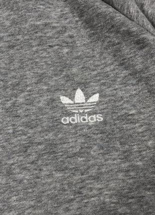 Сірий оверсайз світшот adidas 3