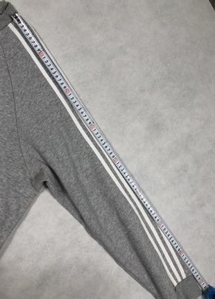 Сірий оверсайз світшот adidas 9