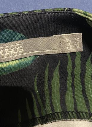 Трикотажний сарафан сукня рослинний принт asos4 фото