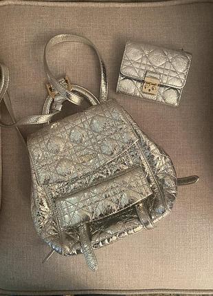 Рюкзак и кошелек dior оригинал!