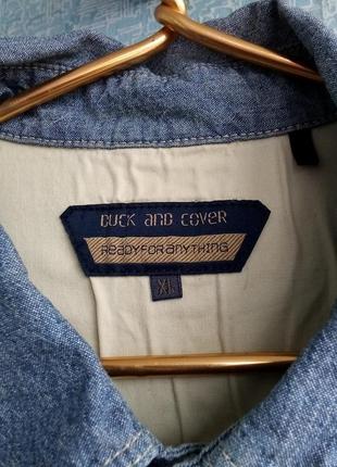 Мужская джинсовая рубашка duck and cover английская оригинал2 фото