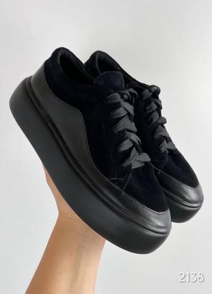 Кроссовки кожаные 36-40