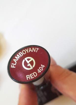 Armani rouge d'armani стійка атласна помада - # 404 flamboyant3 фото
