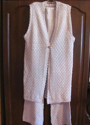 Костюм ажурний льон бавовна