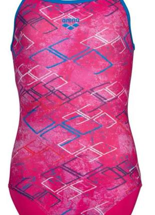 Купальник для дівчинки arena daly swimsuit light drop backр.152 рожевий
