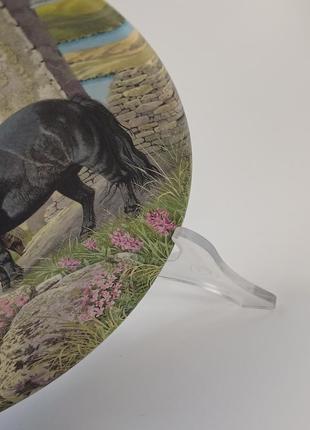 Декоративная тарелка "shetland ponies" 1990р