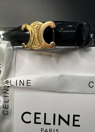 Чёрный ремень селин celine