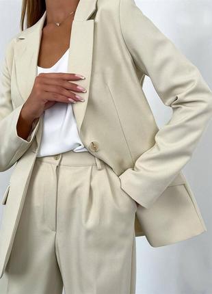 Топовый базовый костюм брюки + пиджак оверсайз 💲супер цена 💲10 фото
