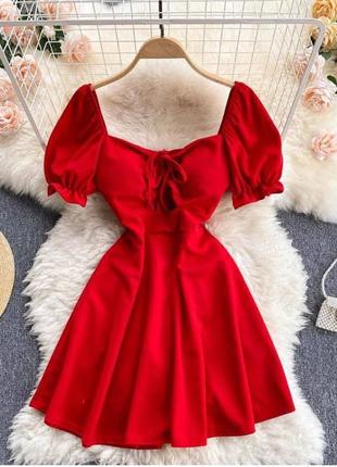 Короткое красное платье 42-46
.2 фото