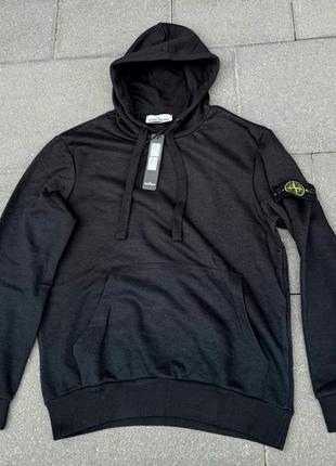 Худі stone island чорний