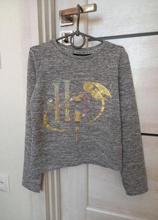 Фирменный свитшот свитер светер кофта джемпер гарри поттер harry potter для девочки 9-10 лет 1403 фото