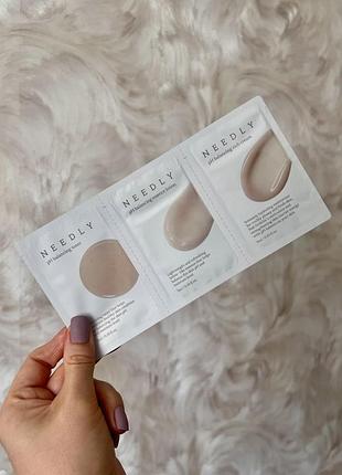 Набір пробників neddly ph balancing toner essence lotion rich cream тестери мініатюри