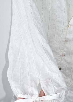 Zara стильна блуза з пишними рукавами в стилі cos mango cerano arden guess massimo dutti3 фото