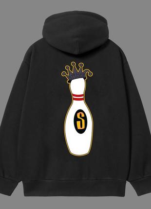 Черное зип худи стухи stussy зыпка