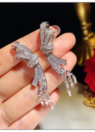 Серьги бантики 🎀 тренд 2024