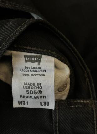 👖 джинсы levi's 505 vintage original оригинал в идеальном состоянии без нюансов левайс 505 винтаж 👖7 фото