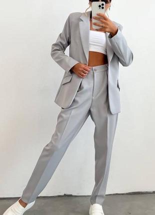 Топовый базовый костюм брюки + пиджак оверсайз 💲супер цена 💲3 фото