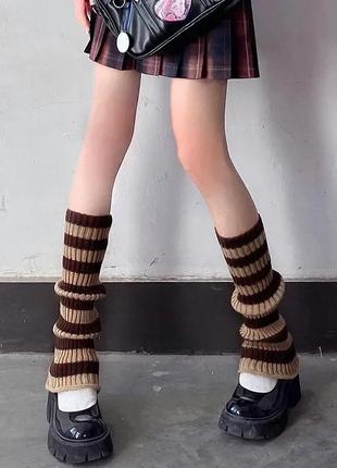 Гетры теплые тик ток носки чулки гольфы длинные носочки кружевные гипюровые сексуальные ан...