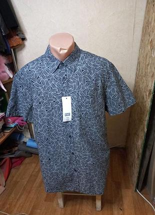 Нова бавовняна сорочка 48 розмір