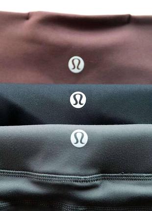 Штаны lululemon спортивные серые черные
