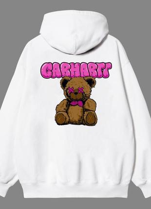 Carhartt белое худи кархарт