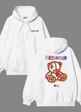 Худи кархарт белое худи carhartt3 фото