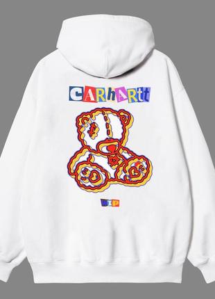 Худи кархарт белое худи carhartt