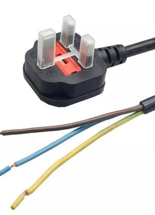 Сетевой шнур кабель для бытовой техники с предохранителем 13а4 фото