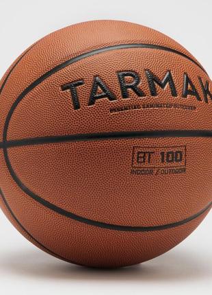 Баскетбольный мяч tarmak bt100 №7 оранжевый хорошее качество отскока