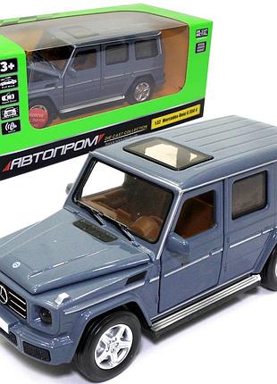 Игрушечная машинка металлическая «mercedes-benz g 350 d» автопром гелендваген, серый, 14*6*5 см, (68436)