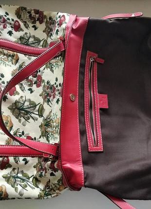 Сумка шопер gucci, винтаж мухоморы9 фото