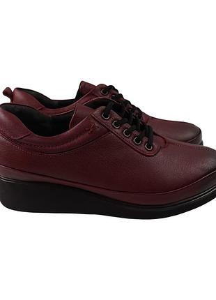 Туфлі жіночі kesim бордові натуральна шкіра, 36