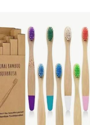 Бамбукова зубна щітка.2 фото