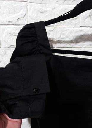 Zara блузка топ с объемными рукавами9 фото