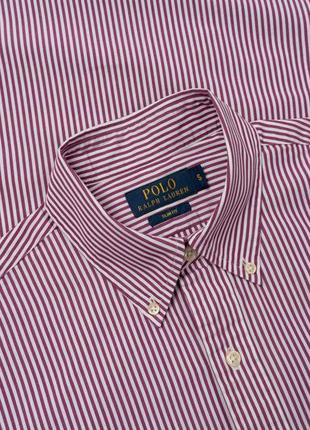 Polo ralph lauren slim fit shirt&nbsp;&nbsp;мужская рубашка1 фото