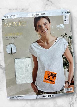 Льняная футболка