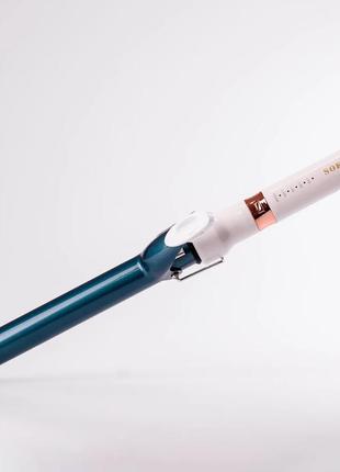 Плойка для волос sokany sk-674 диаметром 25 мм, бирюзовый металлик, бирюзовый металлик