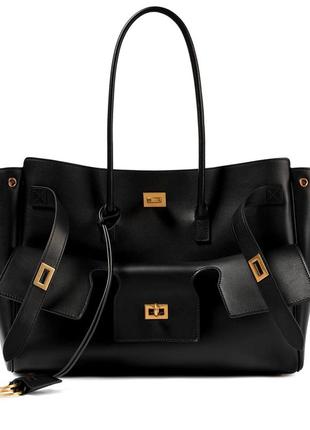 Шкіряна сумка в стилі balenciaga