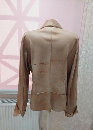 Винтажный кожаный пиджак жакет испания 
casadel piel since 1968 koç3 фото